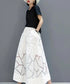 Sheer Pattern Wide Pants